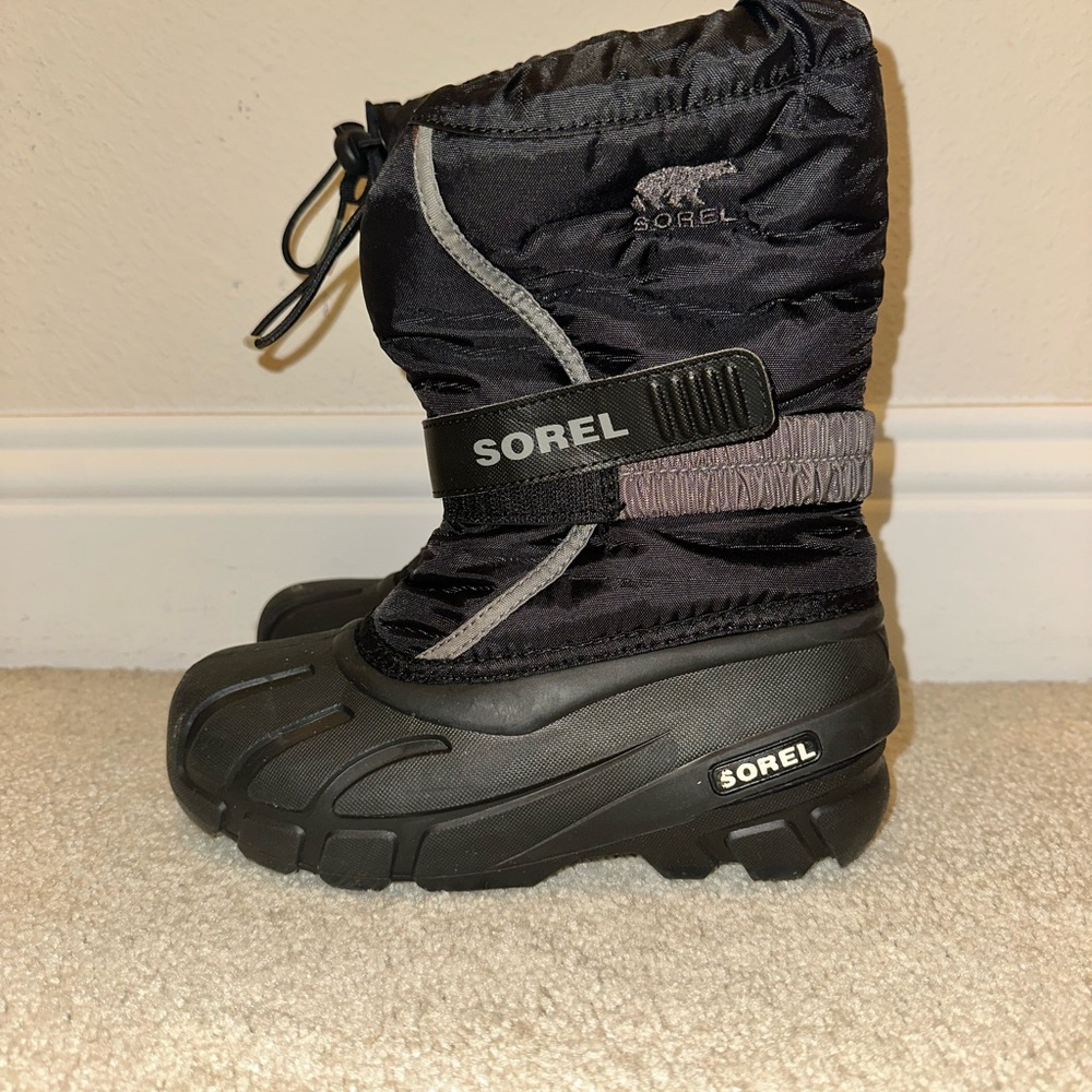 Sorel Black Winter Ski Snow Boots